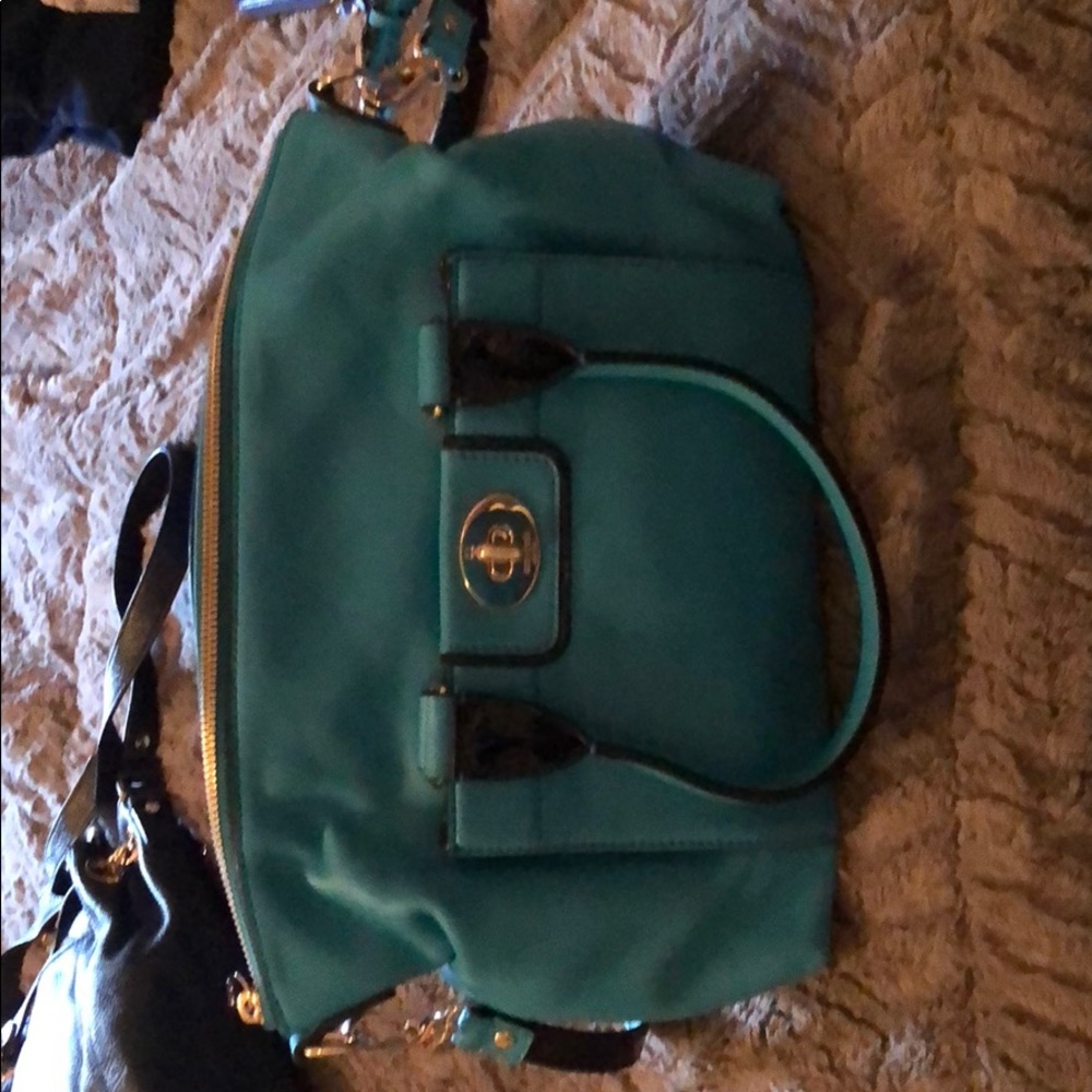 Teal Kate spade purse